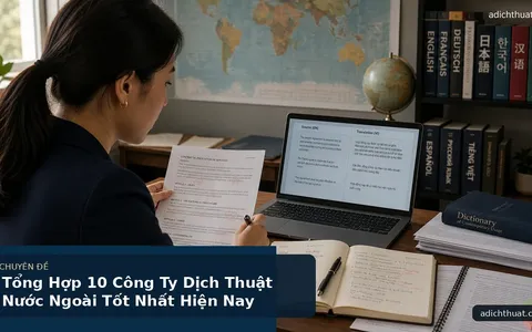 Tổng Hợp 10 Công Ty Dịch Thuật Nước Ngoài Tốt Nhất Hiện Nay