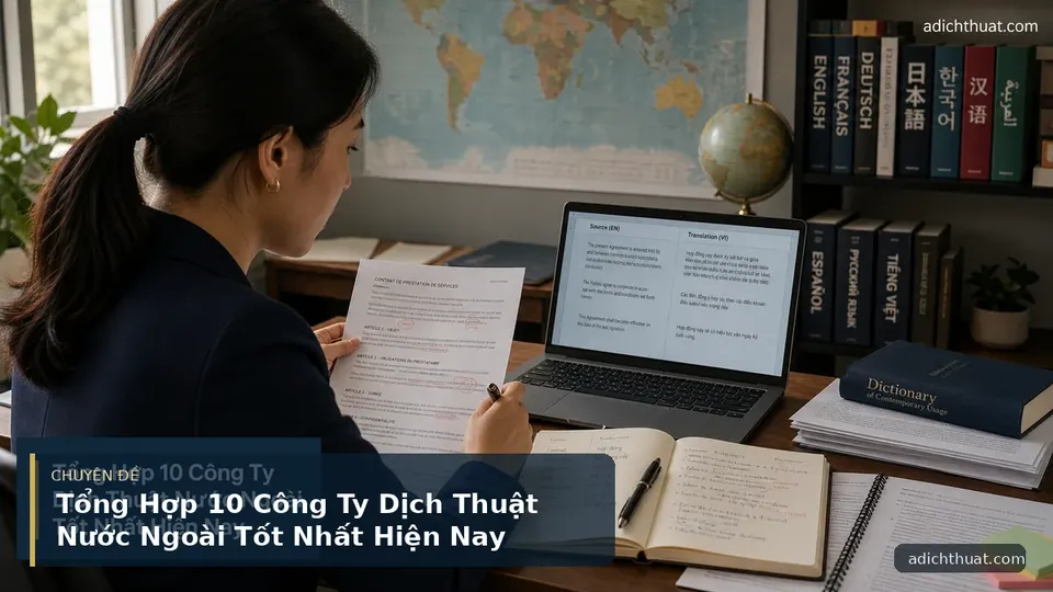 Tổng Hợp 10 Công Ty Dịch Thuật Nước Ngoài Tốt Nhất Hiện Nay