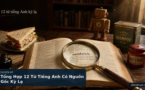 Tổng Hợp 12 Từ Tiếng Anh Có Nguồn Gốc Kỳ Lạ