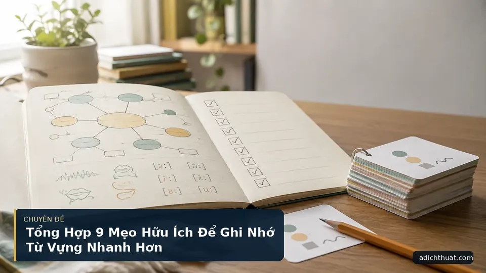 Tổng Hợp 9 Mẹo Hữu Ích Để Ghi Nhớ Từ Vựng Nhanh Hơn