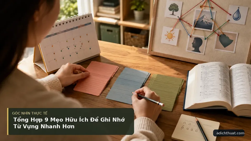 Chi tiết minh họa dịch thuật trong bài Tổng Hợp 9 Mẹo Hữu Ích Để Ghi Nhớ Từ Vựng Nhanh Hơn