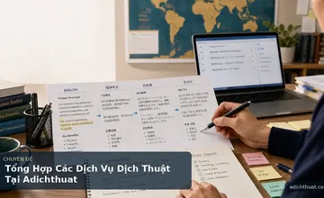 Tổng Hợp Các Dịch Vụ Dịch Thuật Tại Adichthuat