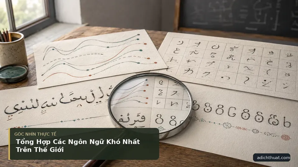Chi tiết minh họa dịch thuật trong bài Tổng Hợp Các Ngôn Ngữ Khó Nhất Trên Thế Giới