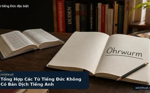 Tổng Hợp Các Từ Tiếng Đức Không Có Bản Dịch Tiếng Anh