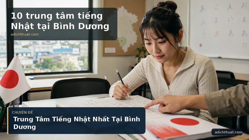 Trung Tâm Tiếng Nhật Nhất Tại Bình Dương