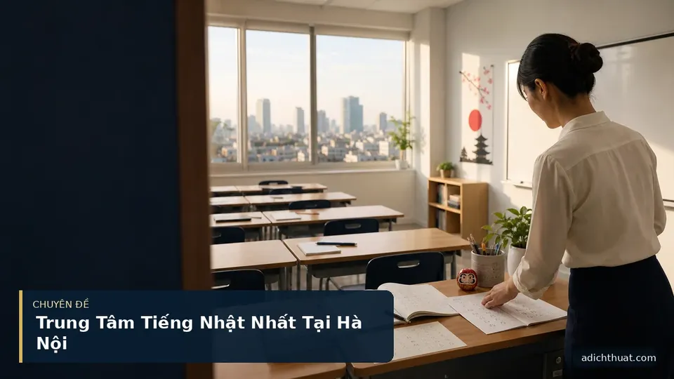 Trung Tâm Tiếng Nhật Nhất Tại Hà Nội
