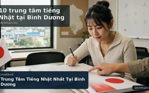Trung Tâm Tiếng Nhật Nhất Tại Bình Dương