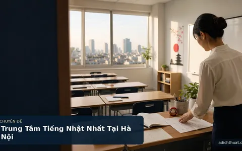 Trung Tâm Tiếng Nhật Nhất Tại Hà Nội