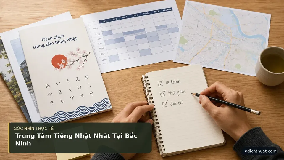 Chi tiết minh họa dịch thuật trong bài Trung Tâm Tiếng Nhật Nhất Tại Bắc Ninh