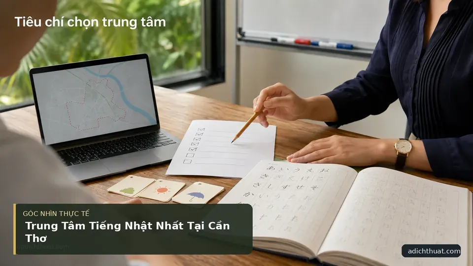 Chi tiết minh họa dịch thuật trong bài Trung Tâm Tiếng Nhật Nhất Tại Cần Thơ