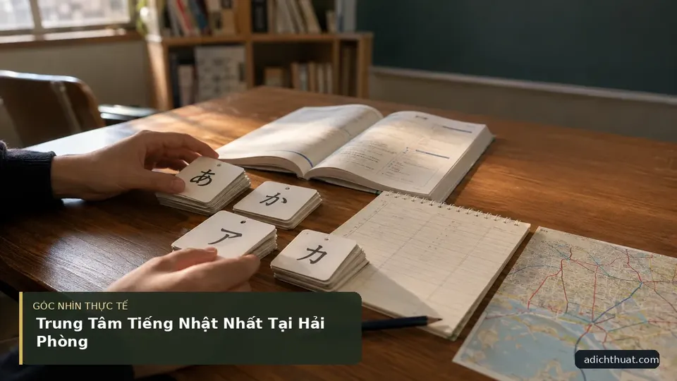 Chi tiết minh họa dịch thuật trong bài Trung Tâm Tiếng Nhật Nhất Tại Hải Phòng
