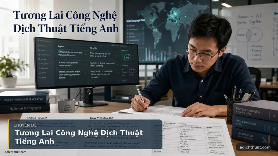 Tương Lai Công Nghệ Dịch Thuật Tiếng Anh