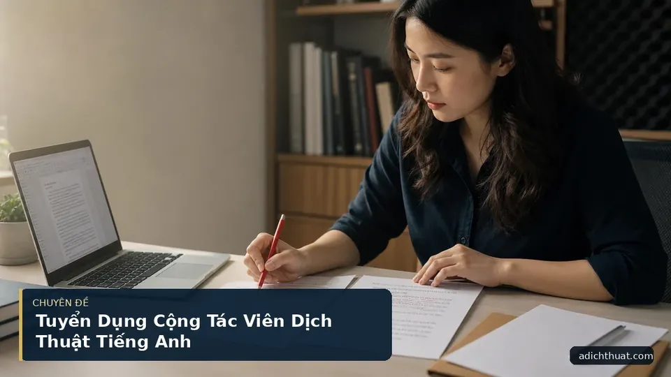 Tuyển Dụng Cộng Tác Viên Dịch Thuật Tiếng Anh