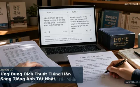 Ứng Dụng Dịch Thuật Tiếng Hàn Sang Tiếng Anh Tốt Nhất