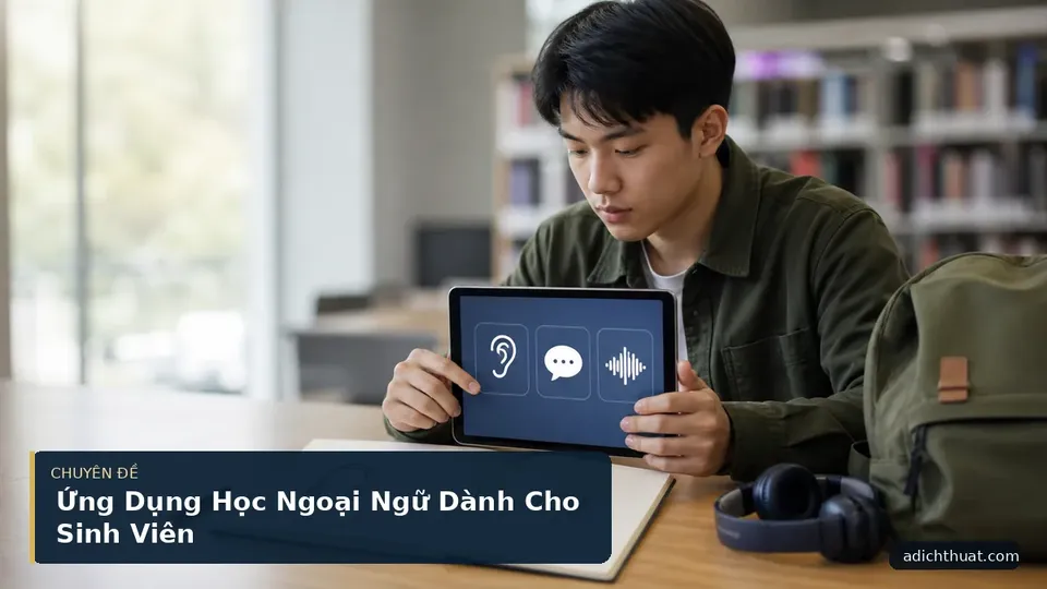 Ứng Dụng Học Ngoại Ngữ Dành Cho Sinh Viên